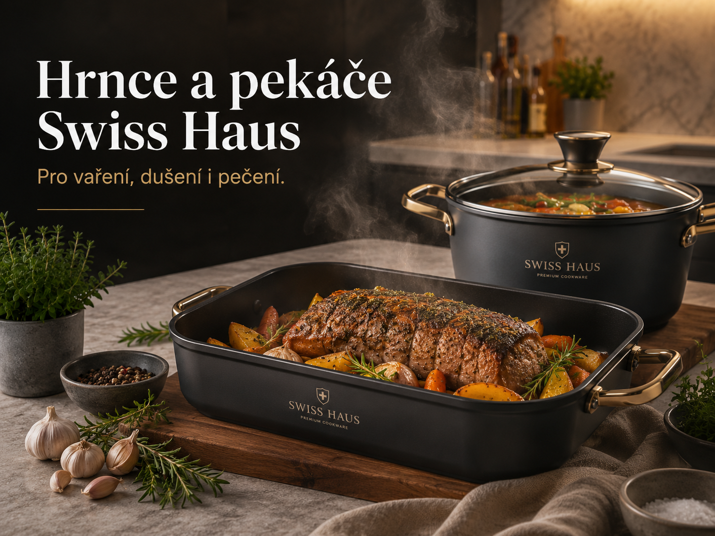 Hrnce a pekáče Swiss Haus